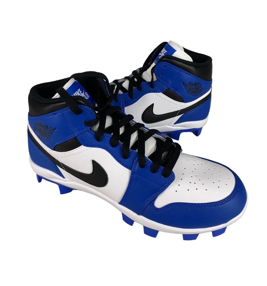 NUEVO Jordan 1 Retro MCS Moldeado Hombres Botines de Béisbol Juego Azul Real AV5354-411 Foto 2 de 4
