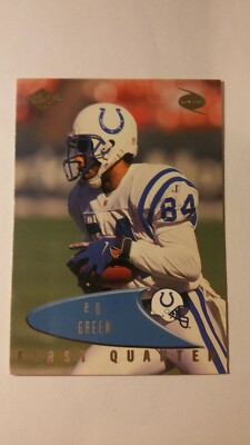 Trading Card Football NFL E.G. Green Indianapolis Colts Edge 1999