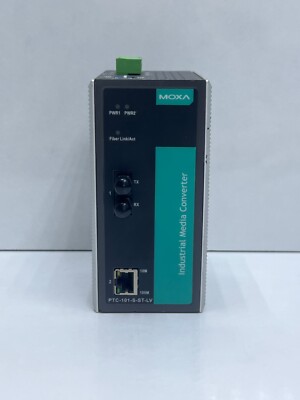 MOXA PTC-101-S-ST-LV INDUSTRIAL MEDIA CONVERTER