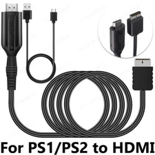 For Sony PS1 PS2 to HDMI Adapter Cable Game Console Audio Video Converter Cable