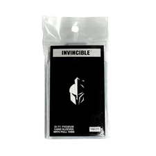 Ultra Clear Premium 35 pt Card Pull Tab Penny Sleeves Invincible Card Supplies