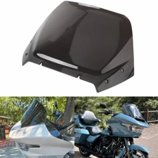 12" Motorcycle Front Wind Shield Windscreen Kit For Harley Road Glide CVO Smoke