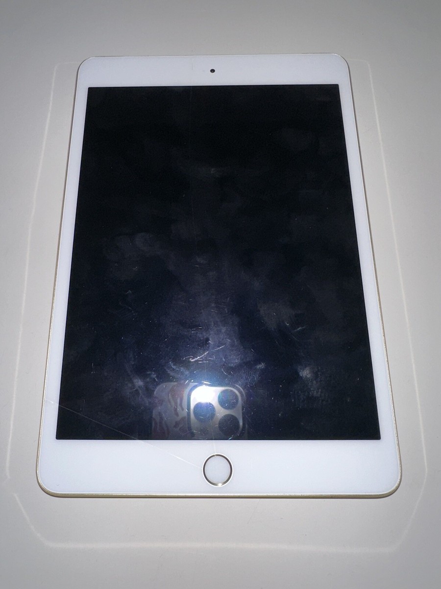 Apple iPad mini 3 128GB, Wi-Fi + Cellular (Unlocked), 7.9in - Gold (CA) Apple iPad mini 3 128GB, Wi-Fi + Cellular (Unlocked), 7.9in - Gold (CA)