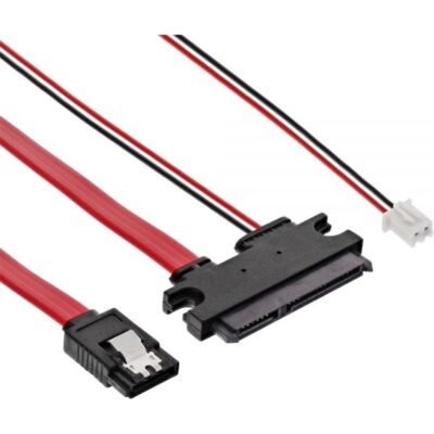 (22,57 EUR/m) InLine SATA Daten + Strom Anschlusskabel für Banana Pi 0,35m