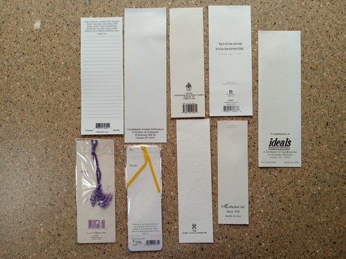 Vintage 90s Christian Bookmark Lot C of 27 - Foto 6 di 6