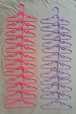 18" Doll Hangers Fits Clothes for 18" Dolls Qty 24 Clothing Dress Shirt