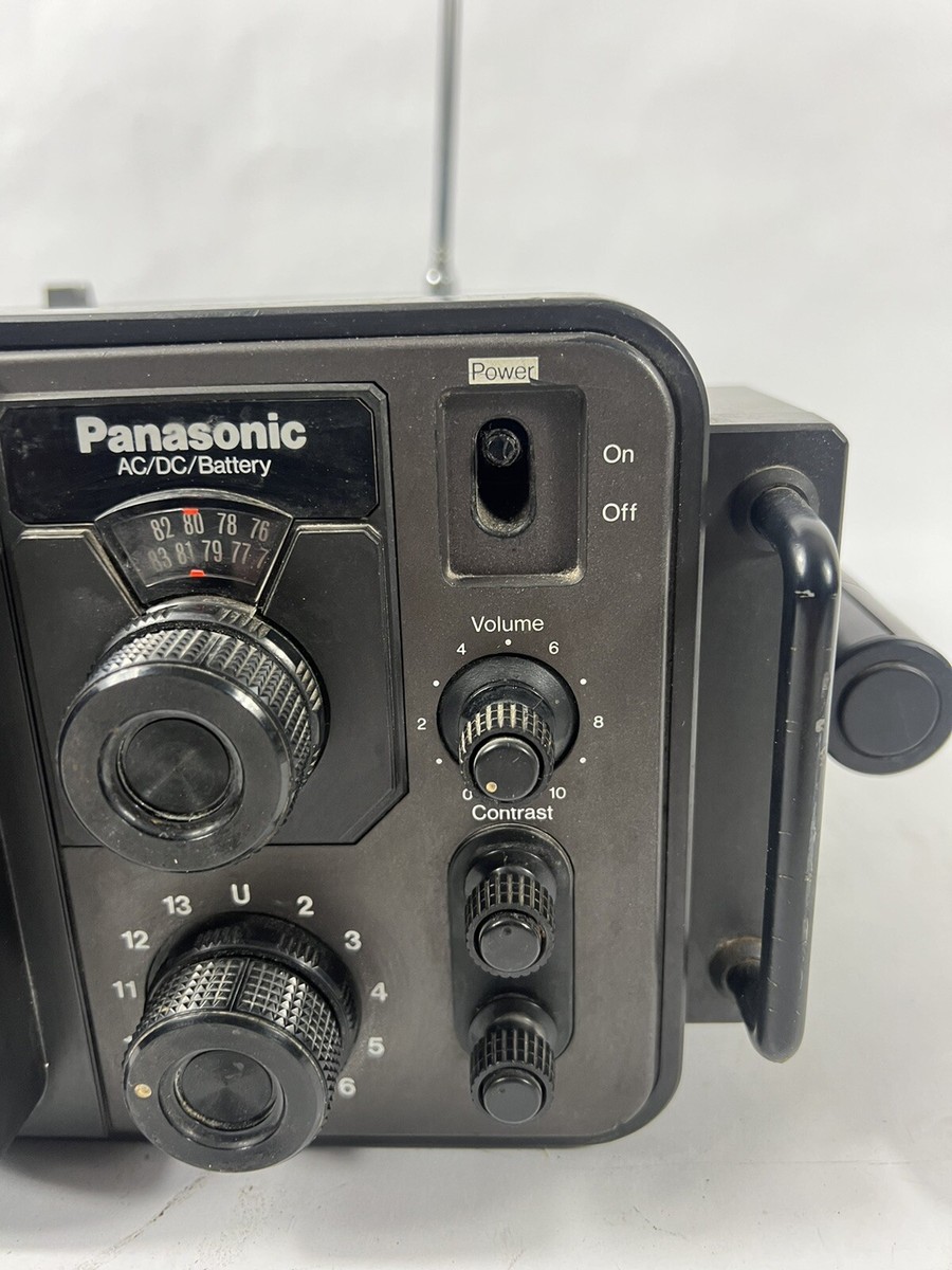 Vintage Panasonic TR-707A Black AC/DC Wireless Solid State Vintage Panasonic TR-707A Black AC/DC Wireless Solid State