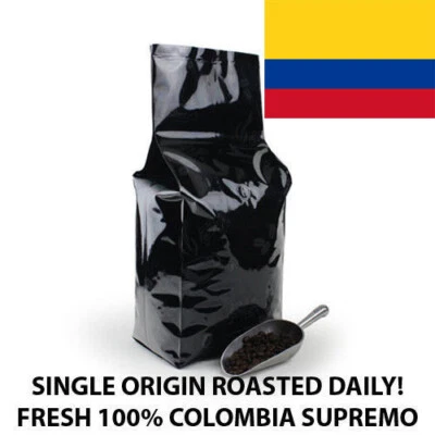 2 lb 5 lb 10 lb COLOMBIA SUPREMO FRESH ROASTED COLOMBIAN COFFEE BEANS - ARABICA
