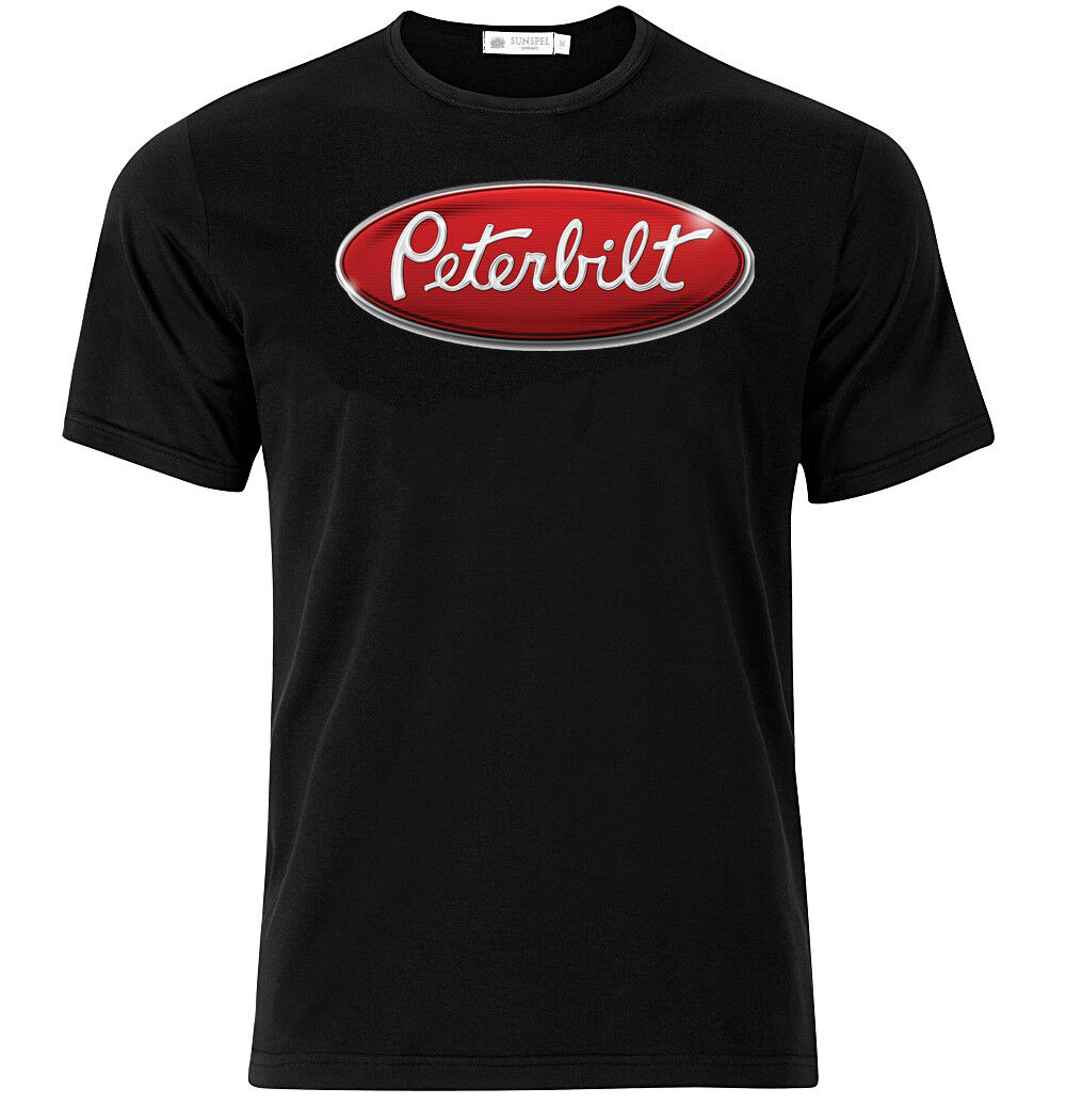 Peterbilt logo - Graphic Cotton T Shirt Short & Long Sleeve Peterbilt logo - Graphic Cotton T Shirt Short & Long Sleeve