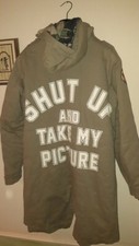 Giubbotto Parka Happiness con cappuccio con pelliccia eco interna rimovibile uom