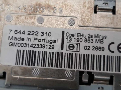 13190853 Sistema Audio/Radio Cd para OPEL VECTRA C CARAVAN Comfort 2005 5626053 - Imagen 3 de 10