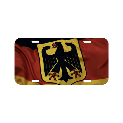German Germany Flag License Plate Vehicle Auto Tag Berlin Deutsch FREE SHIPPING - Picture 2 of 3