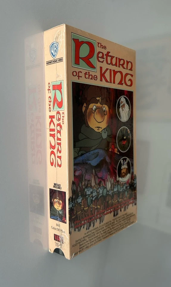 Sealed LORD OF THE RINGS THE RETURN OF THE KING Animated VHS JRR Tolkien Frodo - Image 4 of 4