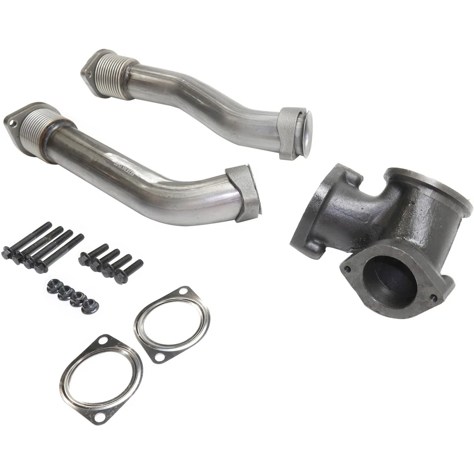 Turbocharger Exhaust Up Pipe Kit Fits 99-03 Ford Super Duty 7.3L Powerstroke DSL - Image 2 of 4