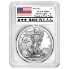 2021 (W) $1 Type 1 American Silver Eagle PCGS MS69 Made in USA Label