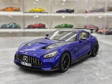NOREV 1/18 Mercedes AMG GT Blue Openable Alloy model car