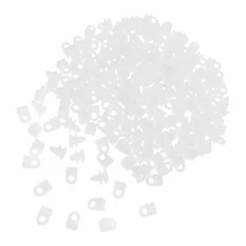 200 Pcs Curtain Hooks for Drapes Track Gliders Pulley's Hanging Rail