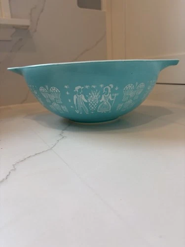 Vintage Pyrex Amish Butterprint Cinderella 4 QT Bowl #444