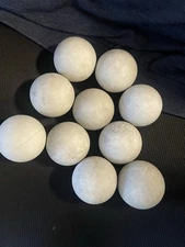 Lot of 10 Used Lacrosse Balls  White Good Condition