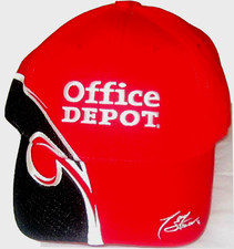 TONY STEWART #14 Office Depot Racing Cap Red & Black Nascar / Adjustable Hat