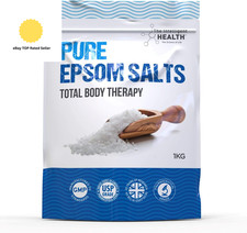 Pure Epsom Salts Magnesium Sulphate Bath Salt (1 Kg (Pack of 1))