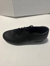 THEATRICALS FOOTWEAR GIRLS KIDS BLACK TAP DANCE SHOES Sz 7