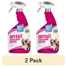 OUT Oxygen Pet Stain  Odor Remover 32oz 2 Pack Dog Cleaner Fresh Scent
