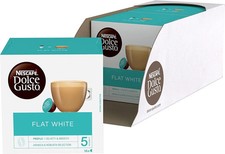 Nescafe Dolce Gusto Flat White Coffee Pods (Pack of 3, Total 48 Capsules)  UK 0.35 per lighter