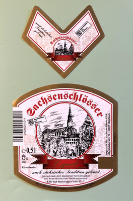 Beer label Einsiedler private brewery, Saxony castles Chemnitz/Saxony #704#