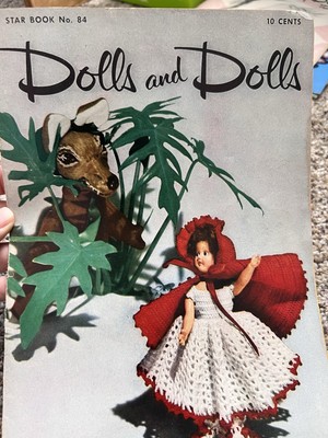 Vintage Dolls And Dolls Crochet Pattern Book Circa 1951 Dress Patterns
