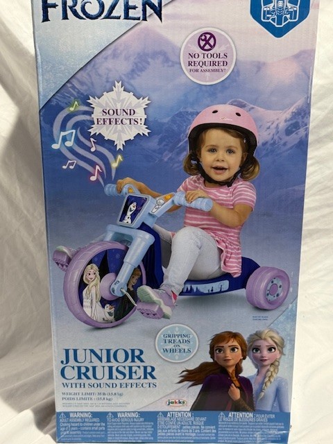 Frozen Junior Cruiser, Bike, Tricycle, Fly Wheel- New In Box