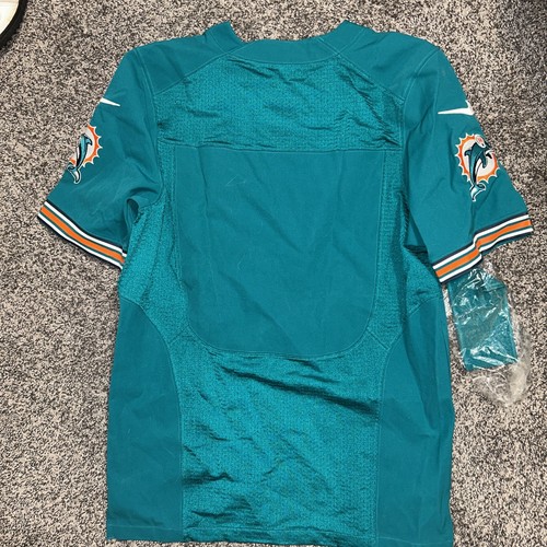 NEW W/o Tag Nike NFL On Field Jersey Miami Dolphins Mens Size 40 Blank Teal - Picture 7 of 7