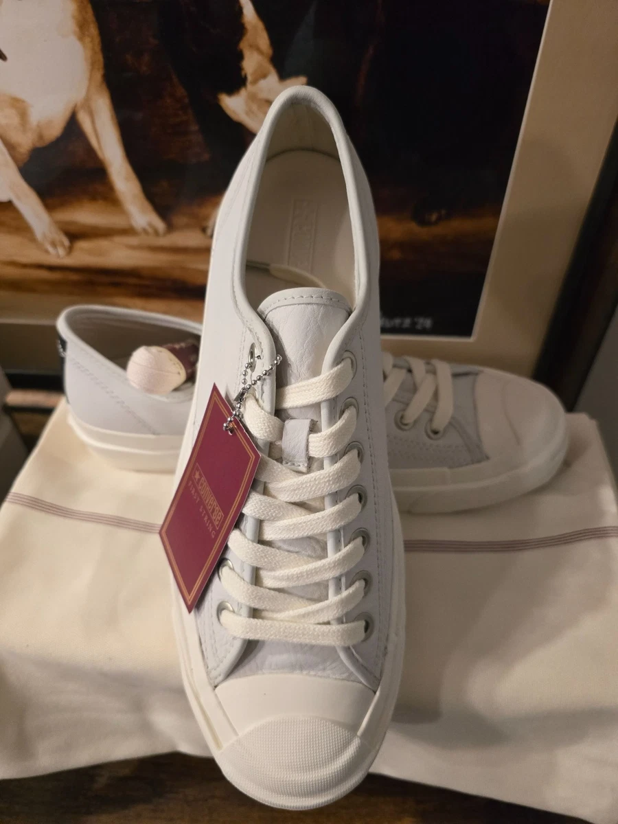Converse First String Jack Purcell "White" Herren Gr. 12 US A24016C Schuhe NEU