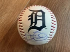 Cecil Fielder Signed Detroit Tigers Team D Logo Baseball Autograph Wilder COA
