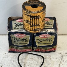 Lot 2 New Vintage Car Wizard De Sludge Er Oil Filter Cartridge R-5824 Wix Pc-88