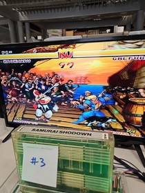 Samurai Shodown SNK NEO GEO MVS Cartridge Game 100% Authentic *SECURITY SEAL* #3