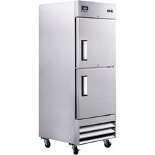 Nexel Reach In Split Door Freezer 2 Solid Doors 23 Cu. Ft.