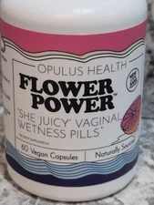 Opulus Flower Power Vaginal Moisturizer | Feminine Care for Women 60 Capsules