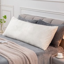 BEDELITE Body Pillow Cover with Zipper Closure, Super Soft and Cozy Fuzzy