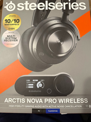 SteelSeries Arctis Nova Pro Wireless Headset Schwarz Bluetooth/USB ANC Basis