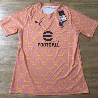 Puma AC Milan Prematch Warm Up Soccer Jersey 782388 Mens L NWT