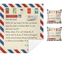 To my Dad Gift Blanket. Birthday / Father's Day Gift. Express your Love