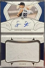 Spencer Strider Panini  (RC) Auto / Num.  Game Worn  🔥 09 /99 Booklet🔥