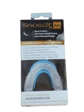 AUTHENTIC SnoreRx PLUS Custom Fit Anti Snore Adjustable Mouthguard Sealed Box 