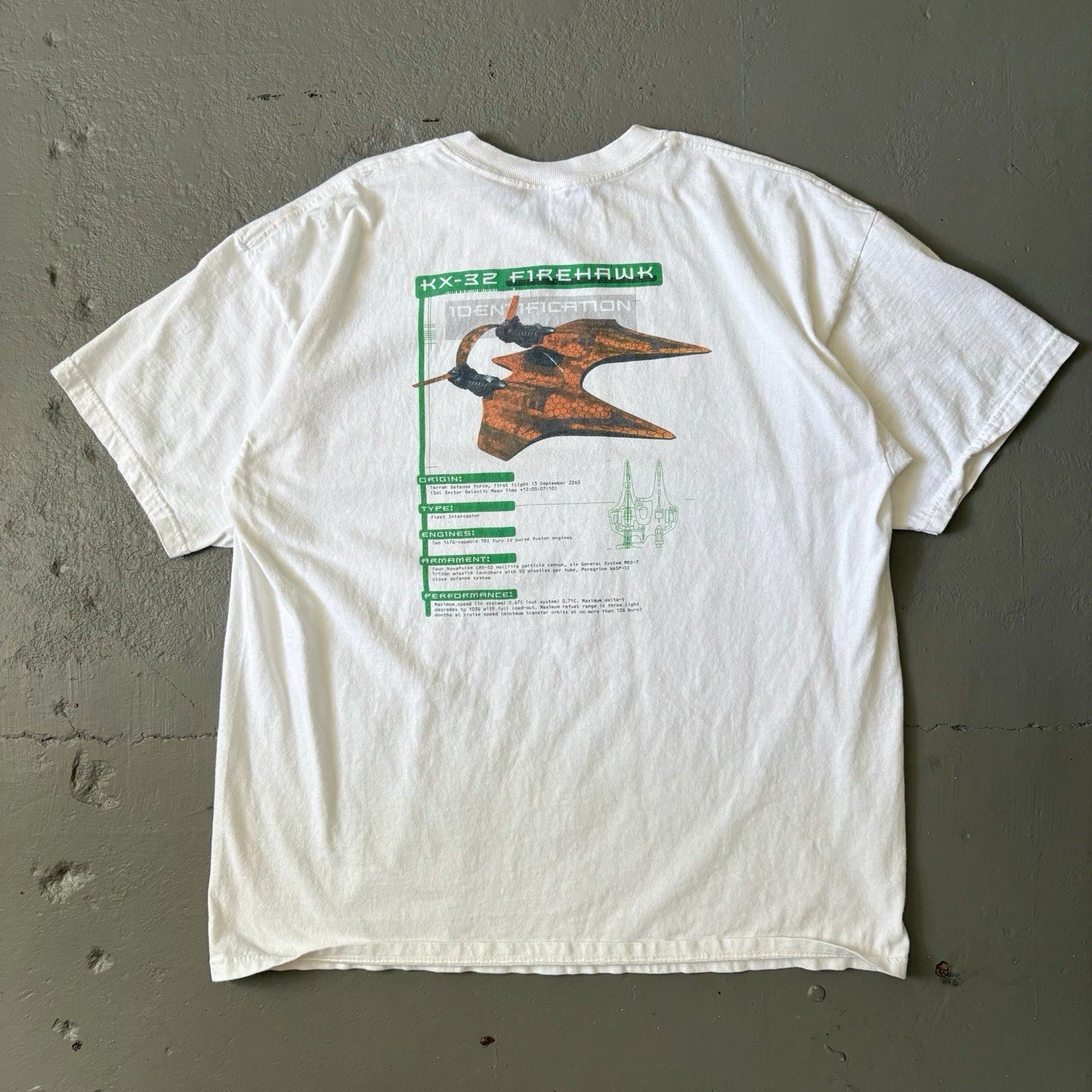 Vintage 1990’s Pax Imperia Video Game White Graphic Tee Shirt - XL