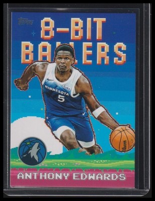 2025-26 Topps #8B-18 Anthony Edwards 8-Bit Ballers