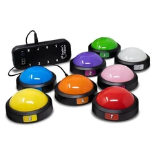Teachers Choice® Light-up Game Buzzer System, 8 Pack