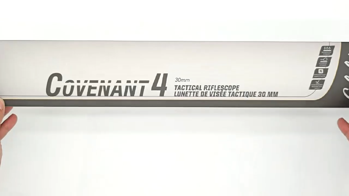 Cabela's Covenant 4 Tactical 4-16x44mm Rifle Scope TAC-36 FFP 4x