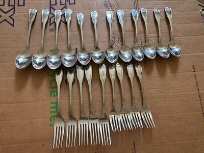 21 Reed & Barton Rebacraft Colonial Shell II Stainless flatware Korea
