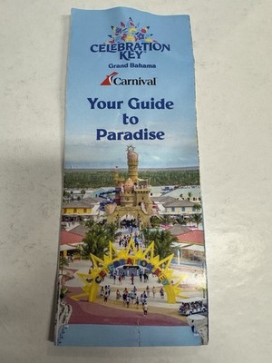 New Carnival Cruise Celebration Key Map And Guide